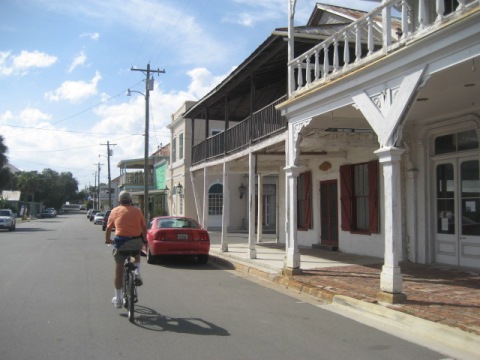 Florida Bike Trails, Cedar Key, Downtown B Street