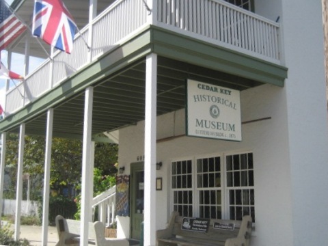 Florida Bike Trails, Cedar Key, Downtown B Street