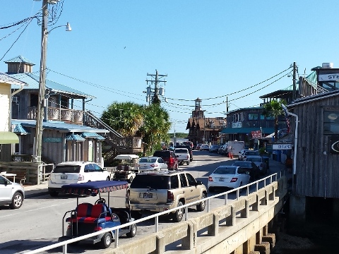 Florida Bike Trails, Cedar Key, Dock Street