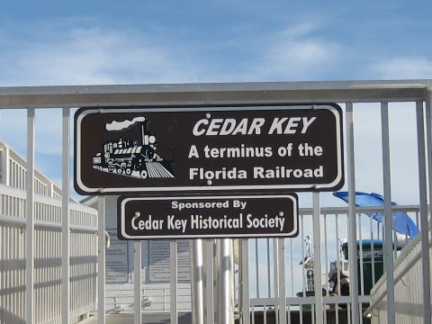 Florida Bike Trails, Cedar Key, Dock Street