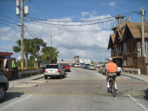 Florida Bike Trails, Cedar Key, Dock Street