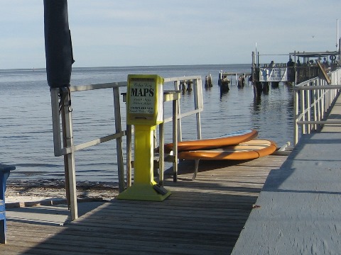 Florida Bike Trails, Cedar Key, Dock Street