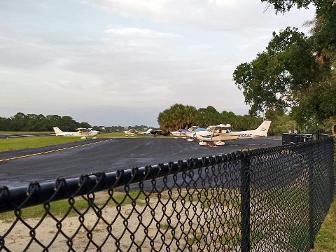 Florida Bike Trails, Cedar Key, airport