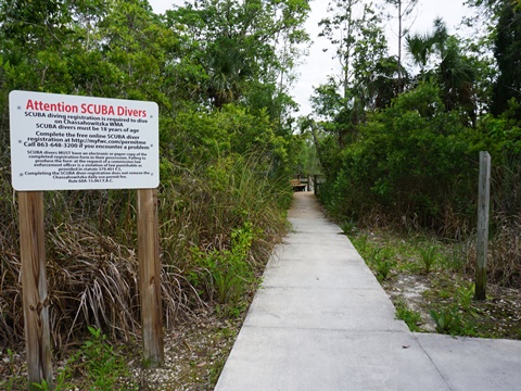 Chassahowitzka Wildlife Management Area, eco-biking