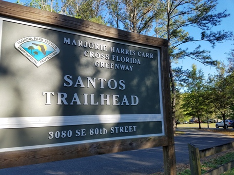 Marjorie Harris Carr Cross Florida Greenway, Santos Trailhead