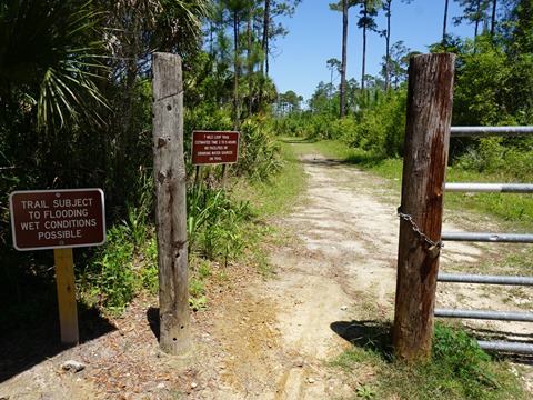 Crystal River Preserve State Park, eco-biking