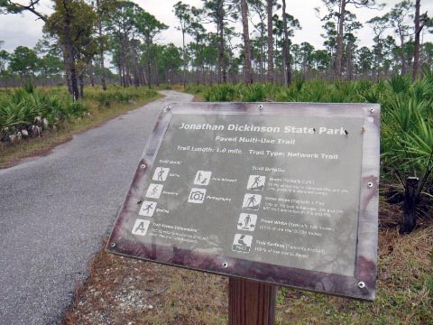 biking Jonathan Dickinson State Park, Hobe Sound, Jupiter