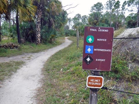 biking Jonathan Dickinson State Park, Hobe Sound, Jupiter