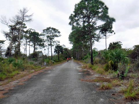 biking Jonathan Dickinson State Park, Hobe Sound, Jupiter