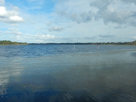 Inglis Dam Recreation Area, Florida eco-biking