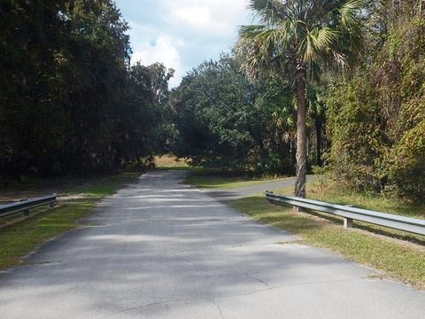 Inglis Dam Recreation Area, Florida eco-biking