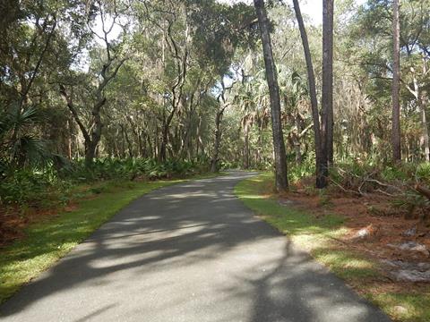 Inglis Dam Recreation Area, Florida eco-biking