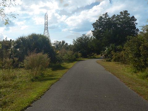 Inglis Dam Recreation Area, Florida eco-biking