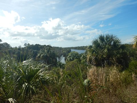 Inglis Dam Recreation Area, Florida eco-biking