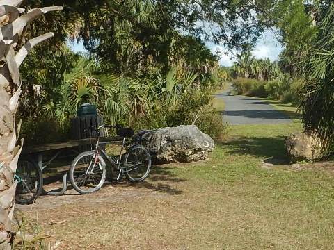 Inglis Dam Recreation Area, Florida eco-biking