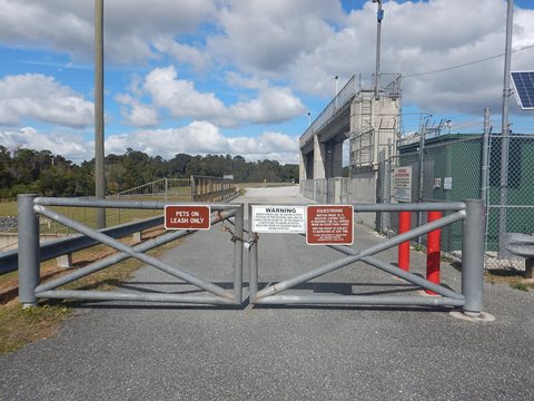 Inglis Dam Recreation Area, Florida eco-biking