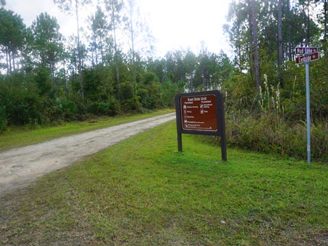 biking Lake Woodruff