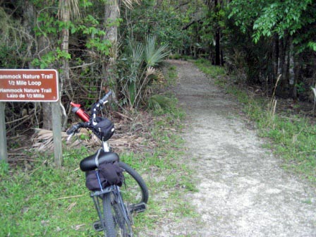 biking Lake Woodruff