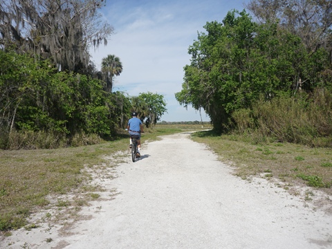 Lakeside Ranch Stormwater Treatment Area, Florida eco-biking, Lake Okeechobee
