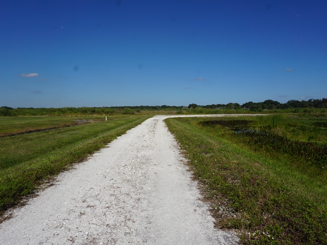 Lakeside Ranch Stormwater Treatment Area, Florida eco-biking, Lake Okeechobee