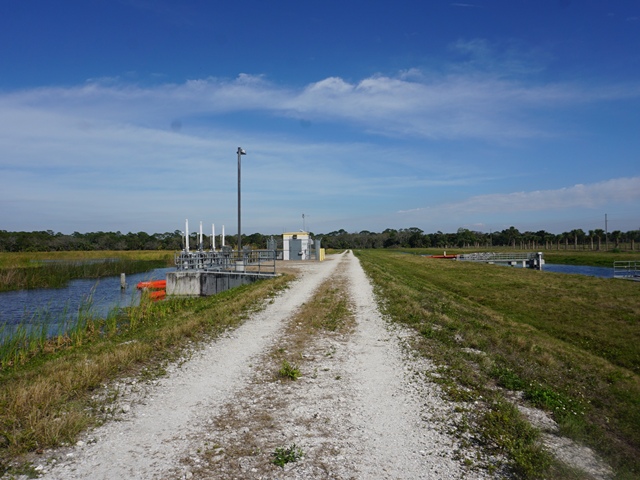 Lakeside Ranch Stormwater Treatment Area, Florida eco-biking, Lake Okeechobee
