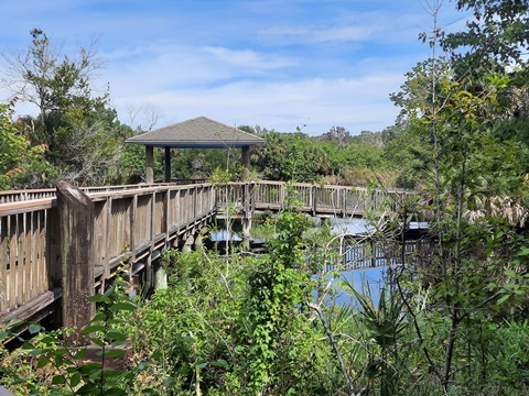 Merritt Island hiking, Birdhouse Trail Boardwalk