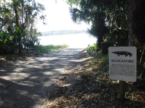 Payne's Prairie Preserve State Park, eco-biking, lake trail