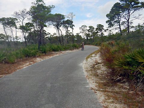 Topsail Hill Preserve State Park, Santa Rosa Beach, Florida eco-biking and hiking