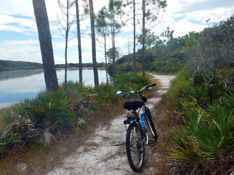 Topsail Hill Preserve State Park, Santa Rosa Beach, Florida eco-biking and hiking