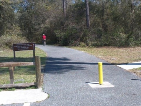 Florida Bike Trails, Woodpecker Trail, Big Shoals State Park