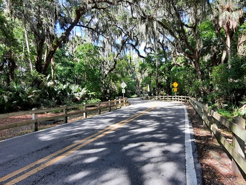 Florida biking, East Central Rail Trail, Enterprise, Osteen