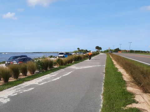 Florida biking, East Central Rail Trail, Titusville