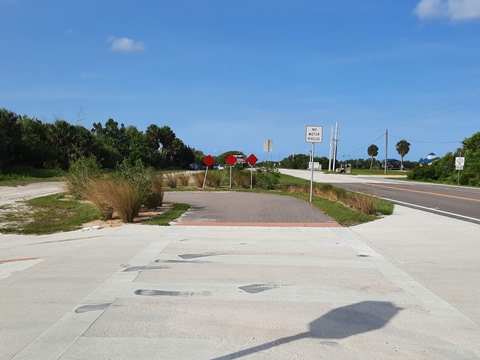 Florida biking, East Central Rail Trail, Titusville