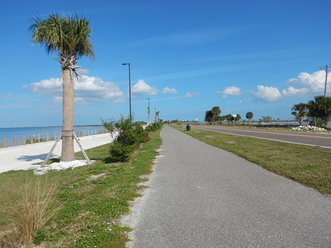 Florida biking, East Central Rail Trail, Titusville