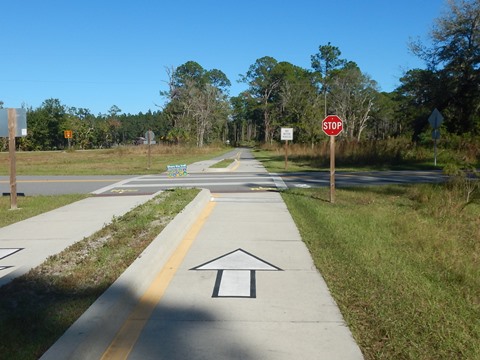 Florida biking, East Central Rail Trail, Maytown