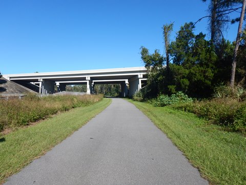 Florida biking, East Central Rail Trail, Maytown