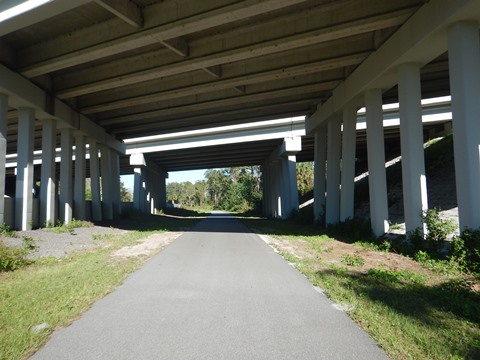 Florida biking, East Central Rail Trail, Maytown