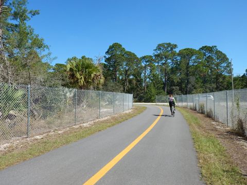 Florida biking, East Central Rail Trail, Maytown