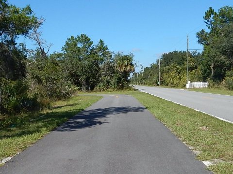 Florida biking, East Central Rail Trail, Maytown