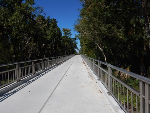 Florida biking, East Central Rail Trail, Maytown