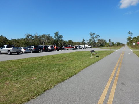 Florida biking, Volusia County, East Central Rail Trail, Edgewater