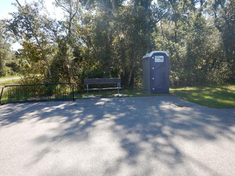 Florida biking, Volusia County, East Central Rail Trail, Edgewater