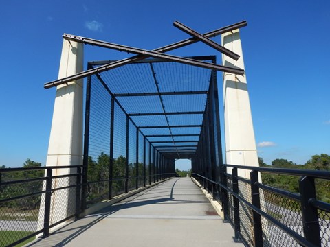 Florida biking, Volusia County, East Central Rail Trail, Edgewater