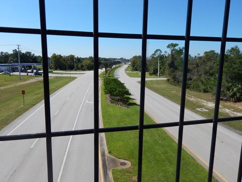 Florida biking, Volusia County, East Central Rail Trail, Edgewater