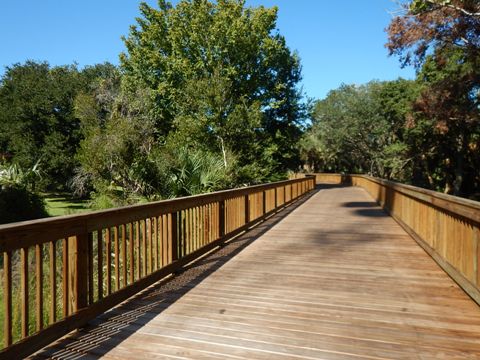 Florida biking, Volusia County, East Central Rail Trail, Edgewater