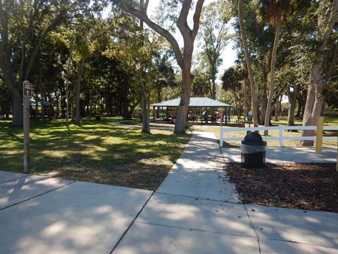 Florida biking, Volusia County, East Central Rail Trail, Edgewater