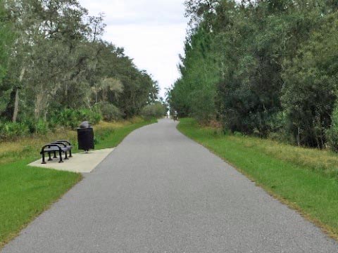 Florida biking, East Central Rail Trail, Enterprise, Osteen