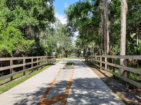 Florida biking, East Central Rail Trail, Enterprise, Osteen