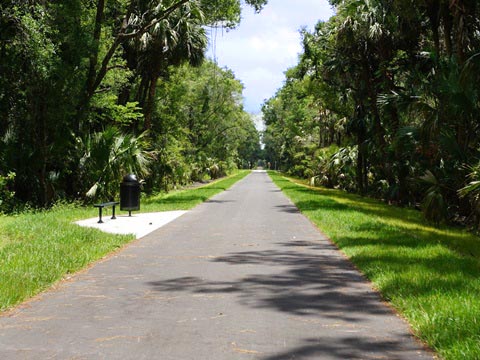 Florida biking, East Central Rail Trail, Maytown