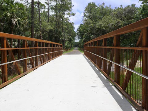 Florida biking, East Central Rail Trail, Maytown